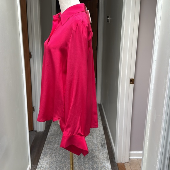 TWP Morning After shirt in Raspberry - Picture 3 of 7